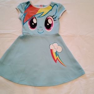 My Little Pony blue Rainbow Dash dress